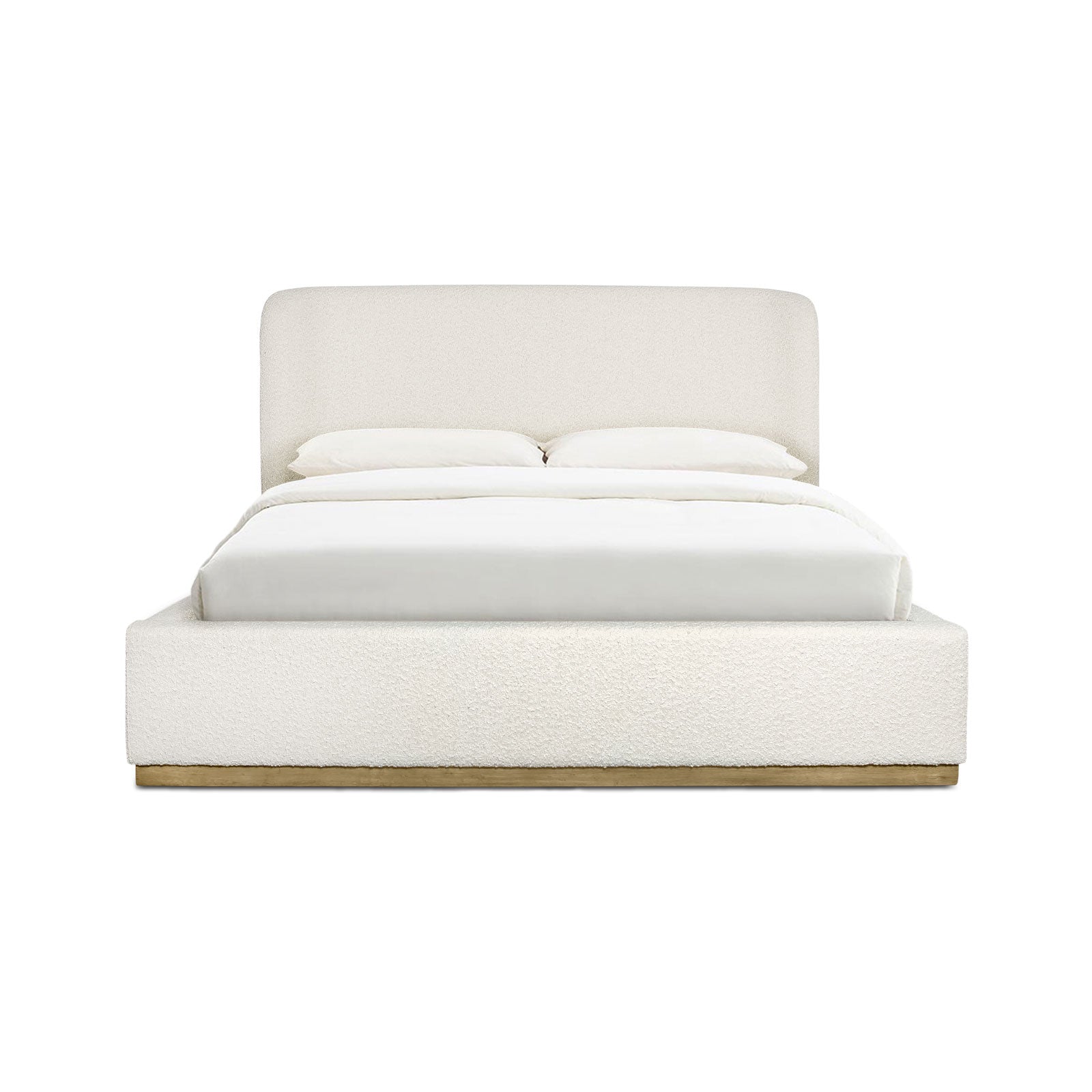 Faye Queen Bed Short - Off White - Queen