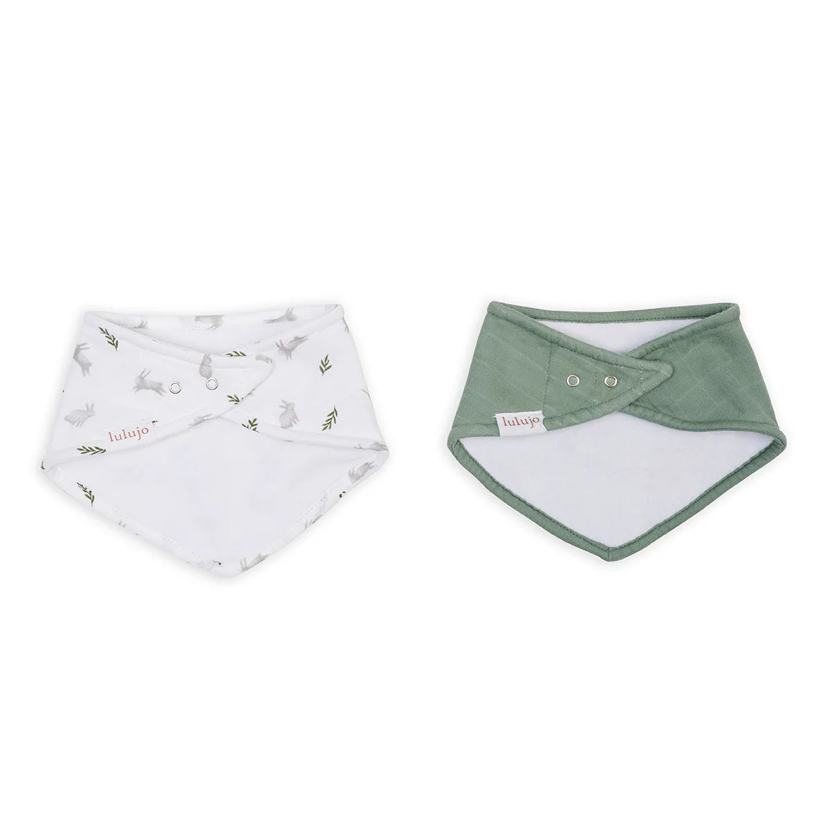 Bunnies & Fern - Bandana Baby Bibs