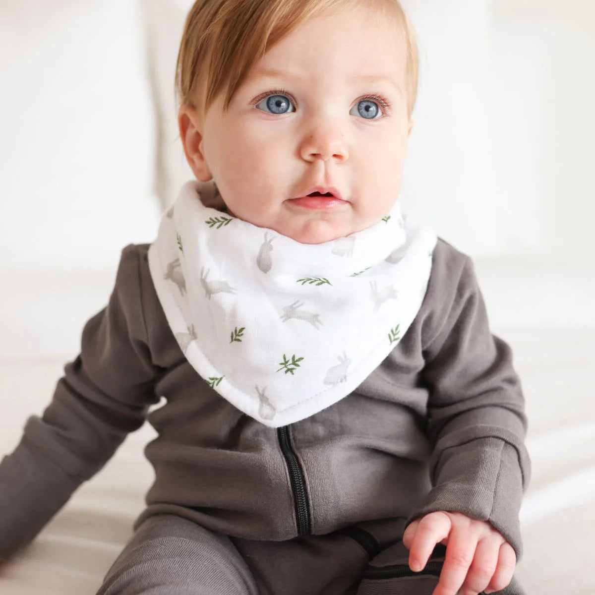 Bunnies & Fern - Bandana Baby Bibs