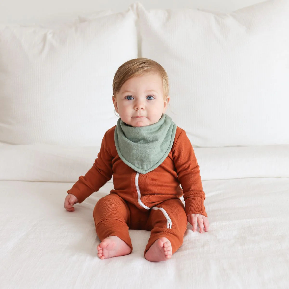 Bunnies & Fern - Bandana Baby Bibs