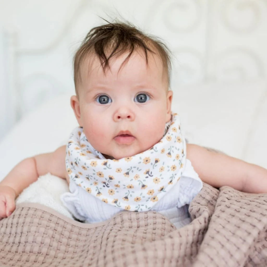 Dragonfly & Vintage Floral - Bandana Baby Bibs
