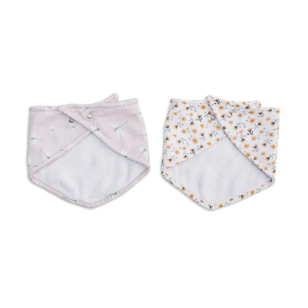 Dragonfly & Vintage Floral - Bandana Baby Bibs