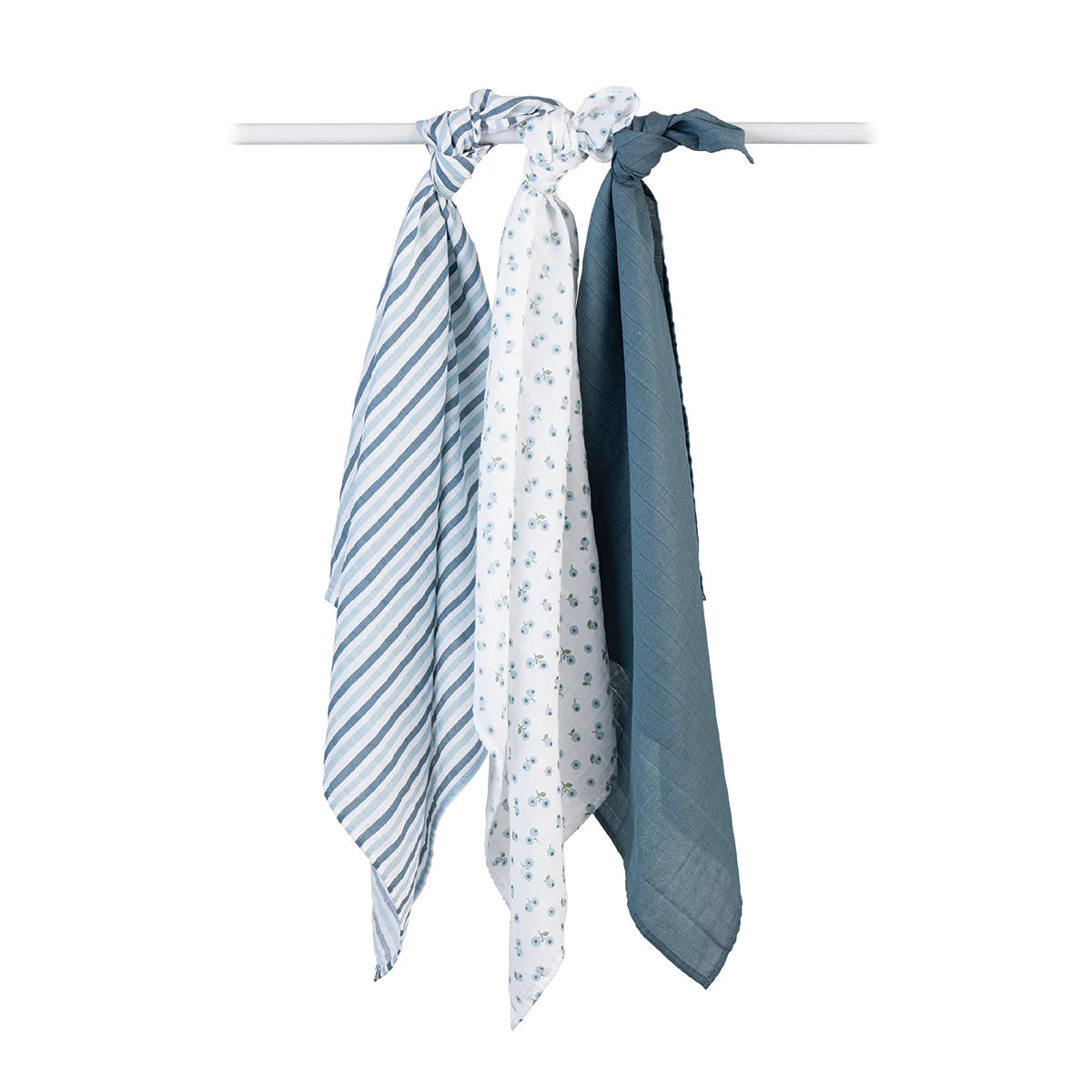 Blueberries - Receiving Blanket- 3 Pack