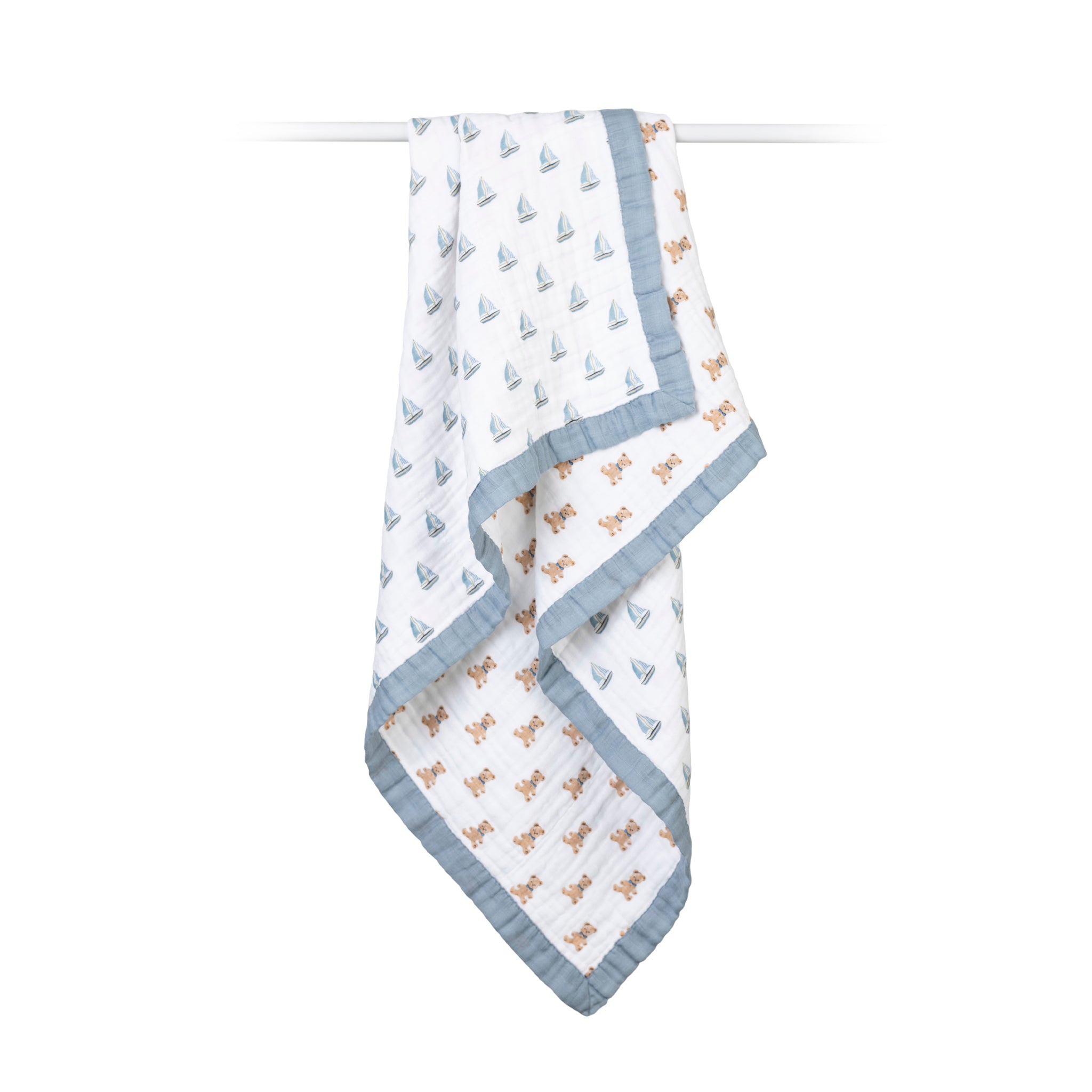 Vintage Bears & Sailboats - Classic Quilt