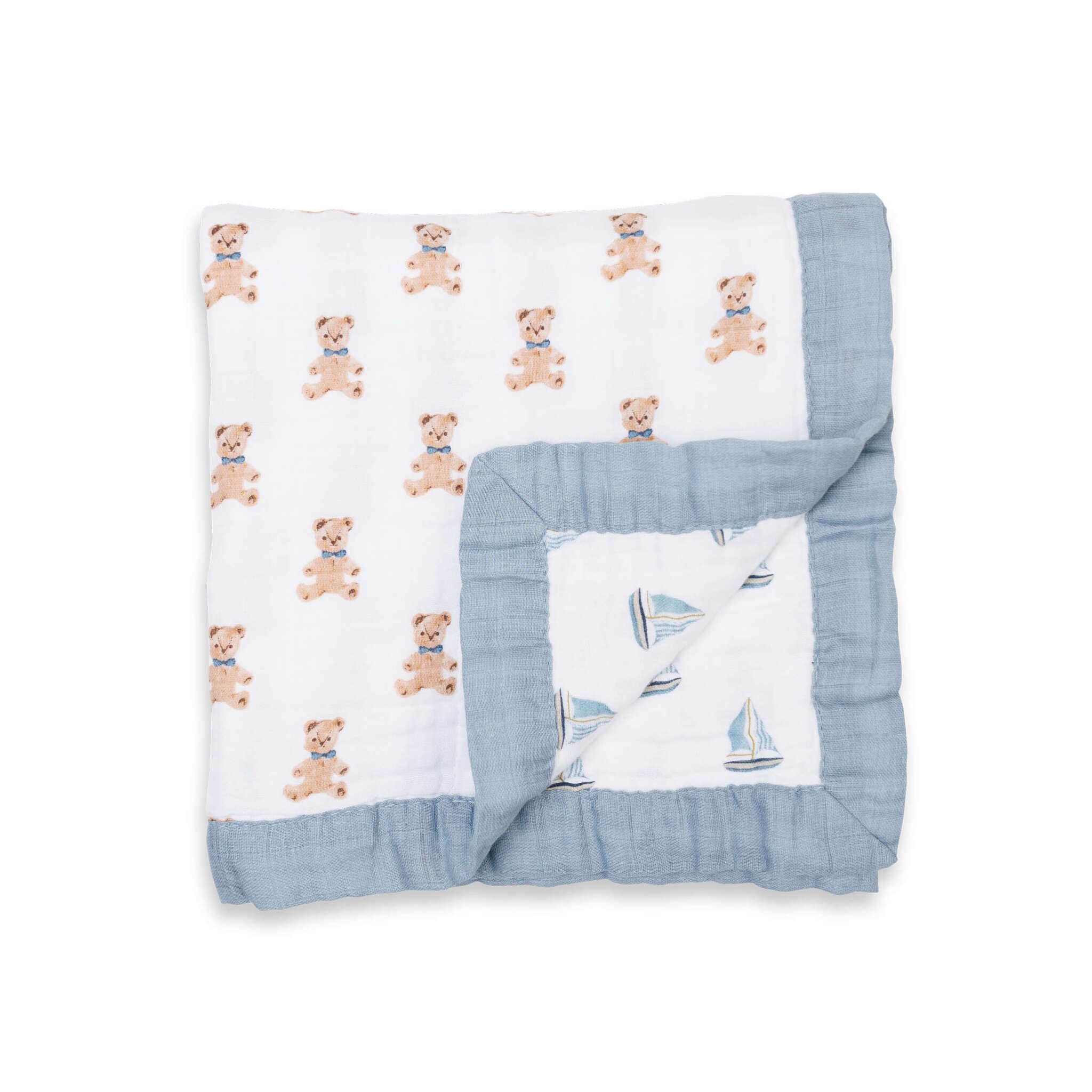 Vintage Bears & Sailboats - Classic Quilt