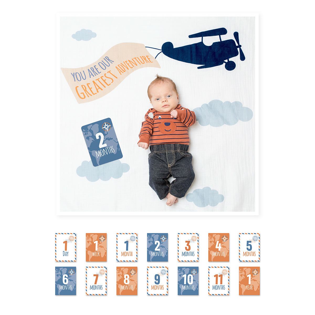 Greatest Adventure - Milestone Blanket