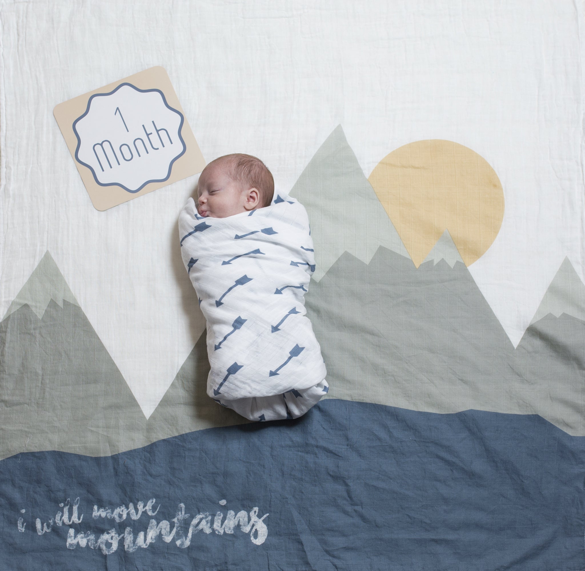 I Will Move Mountains - Milestone Blanket
