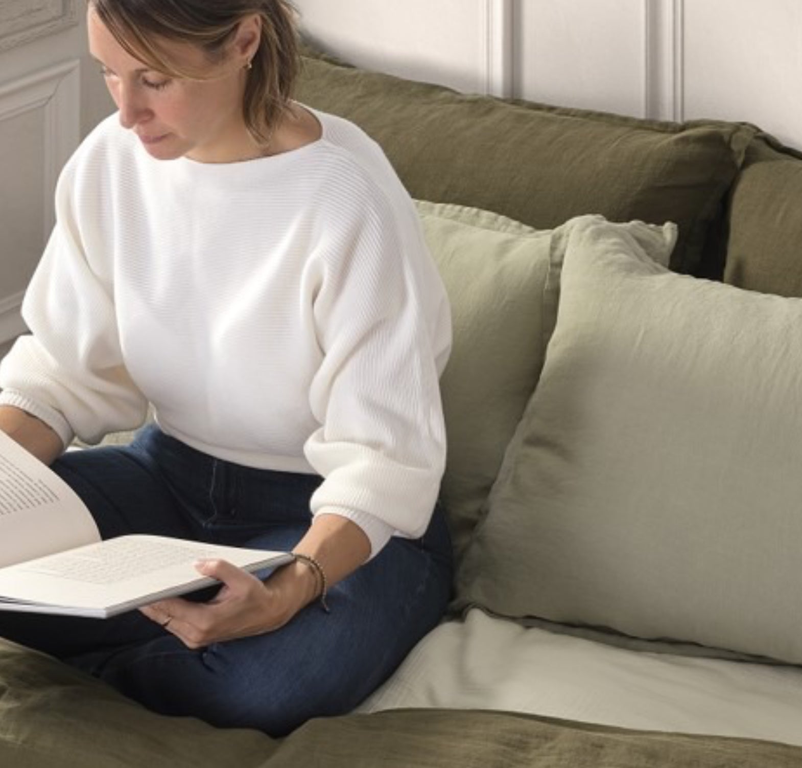 Linen Duvet Cover – Sage Green - 100% Belgian Linen