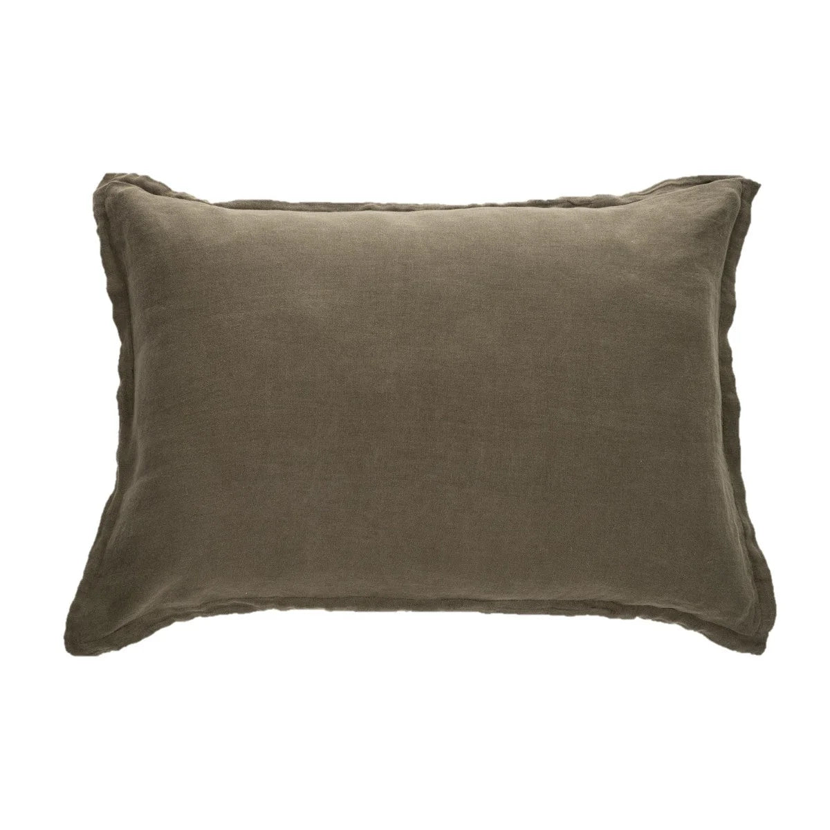 Linen Duvet Cover – Olive Green - 100% Belgian Linen