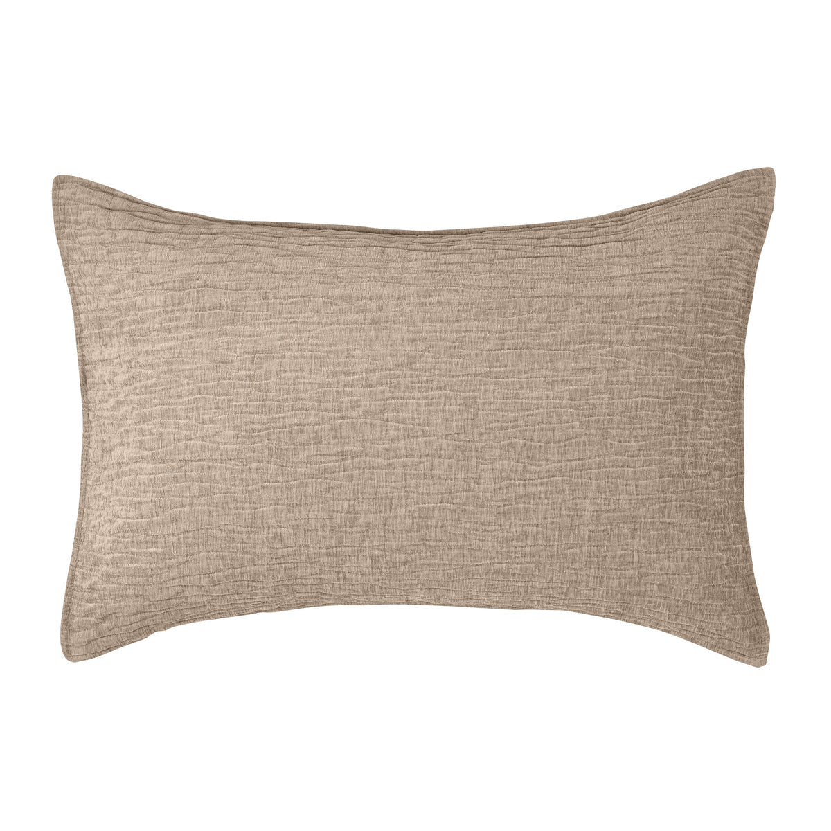 BARBARA TAUPE TEXTURED PILLOW SHAM