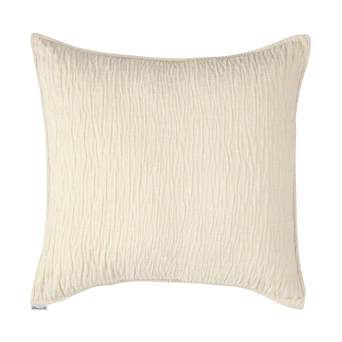 BARBARA CREAM TEXTURED EUROPEAN PILLOW SHAM