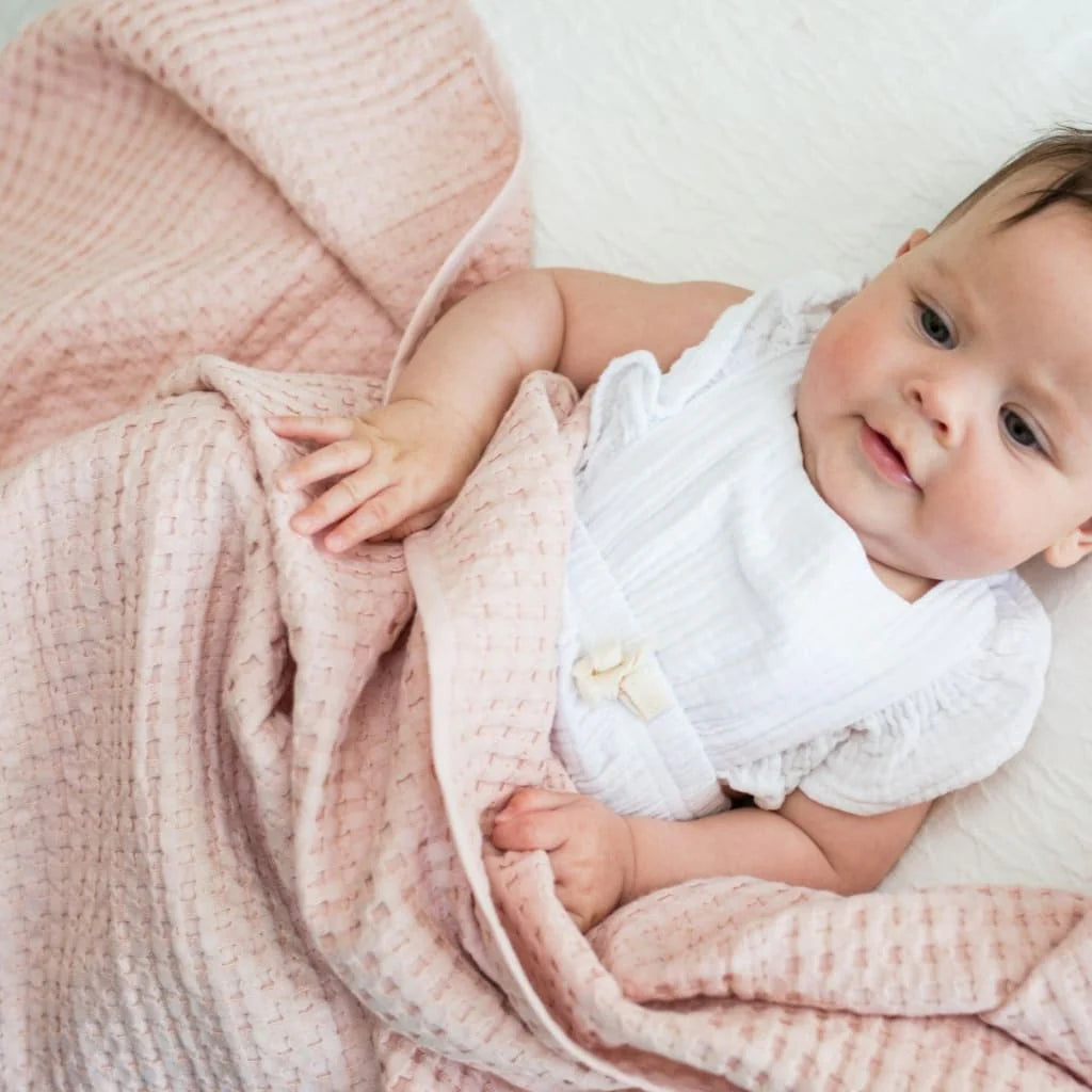 Pink - Ballet Slipper - Waffle Blankets