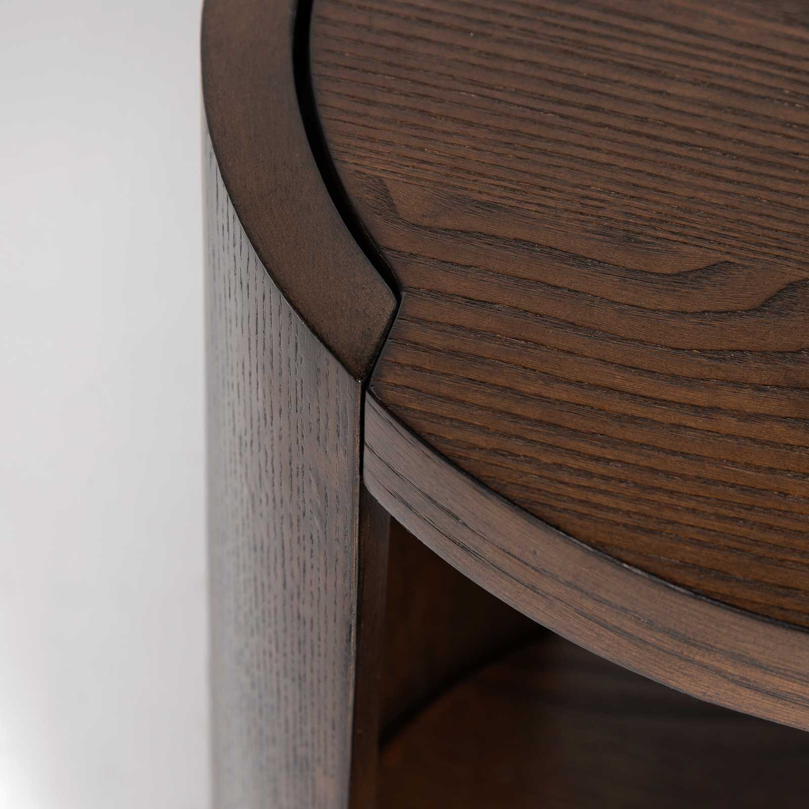 Forma End Table - Smoked Chestnut