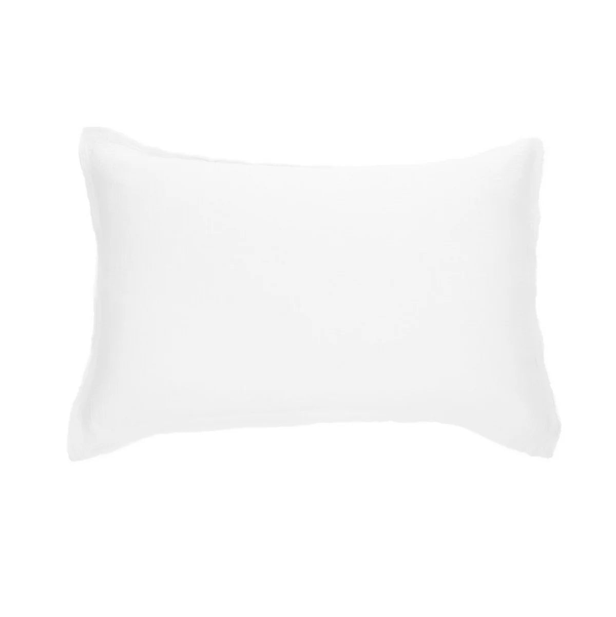 Linen Pillow Sham - White - 100% Belgian Linen