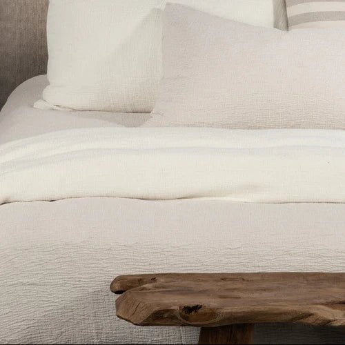 LIONEL SOLID NATURAL DUVET COVER
