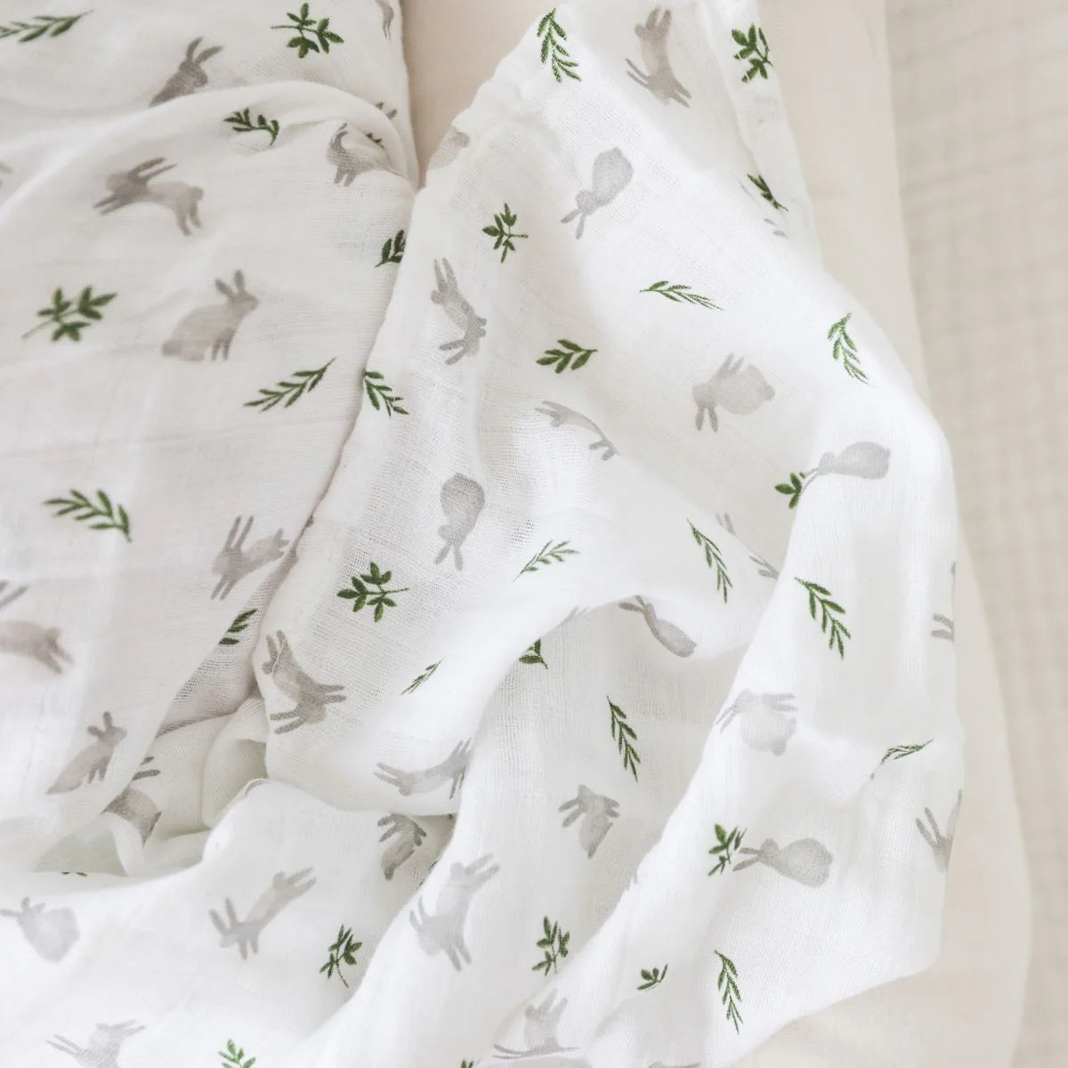 Bunnies - Muslin Swaddle