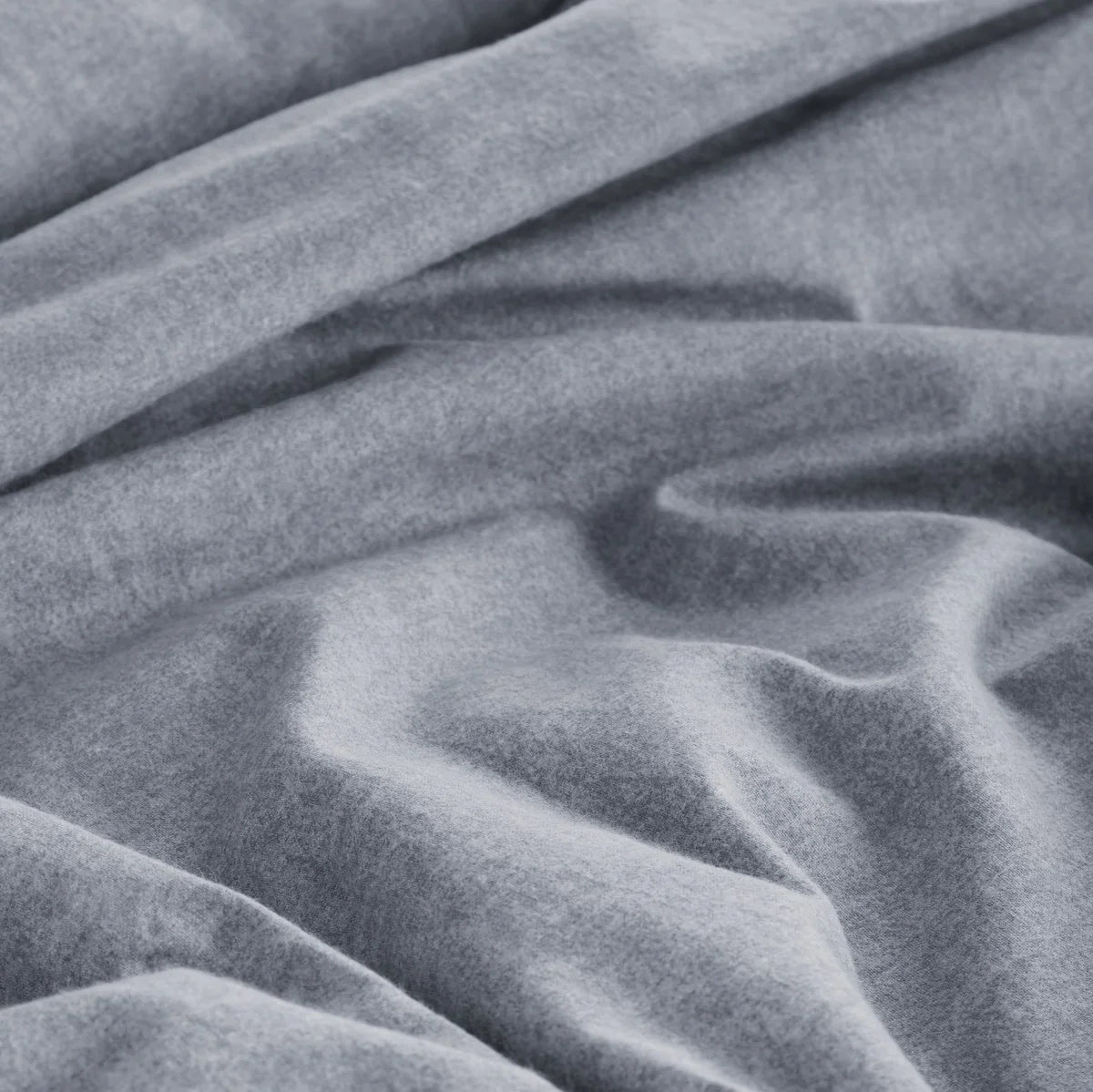BONHEUR GREY FLANNEL DUVET COVER