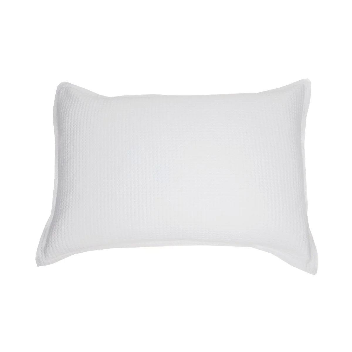 RUSTIC WHITE JERSEY PILLOW SHAM