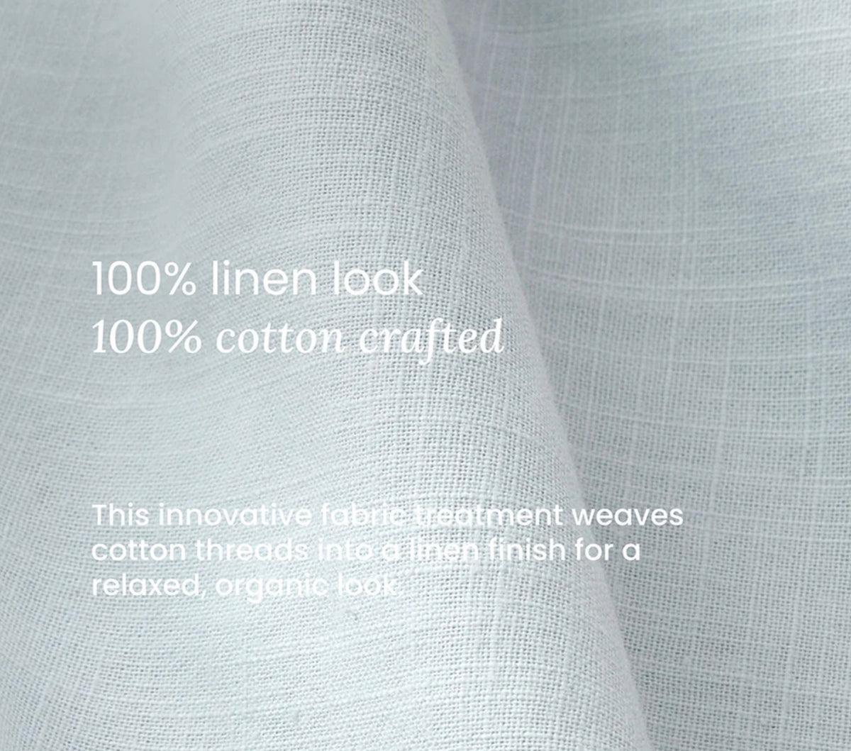 Hush Cloud Relaxed Weave Sheet Set - Sky