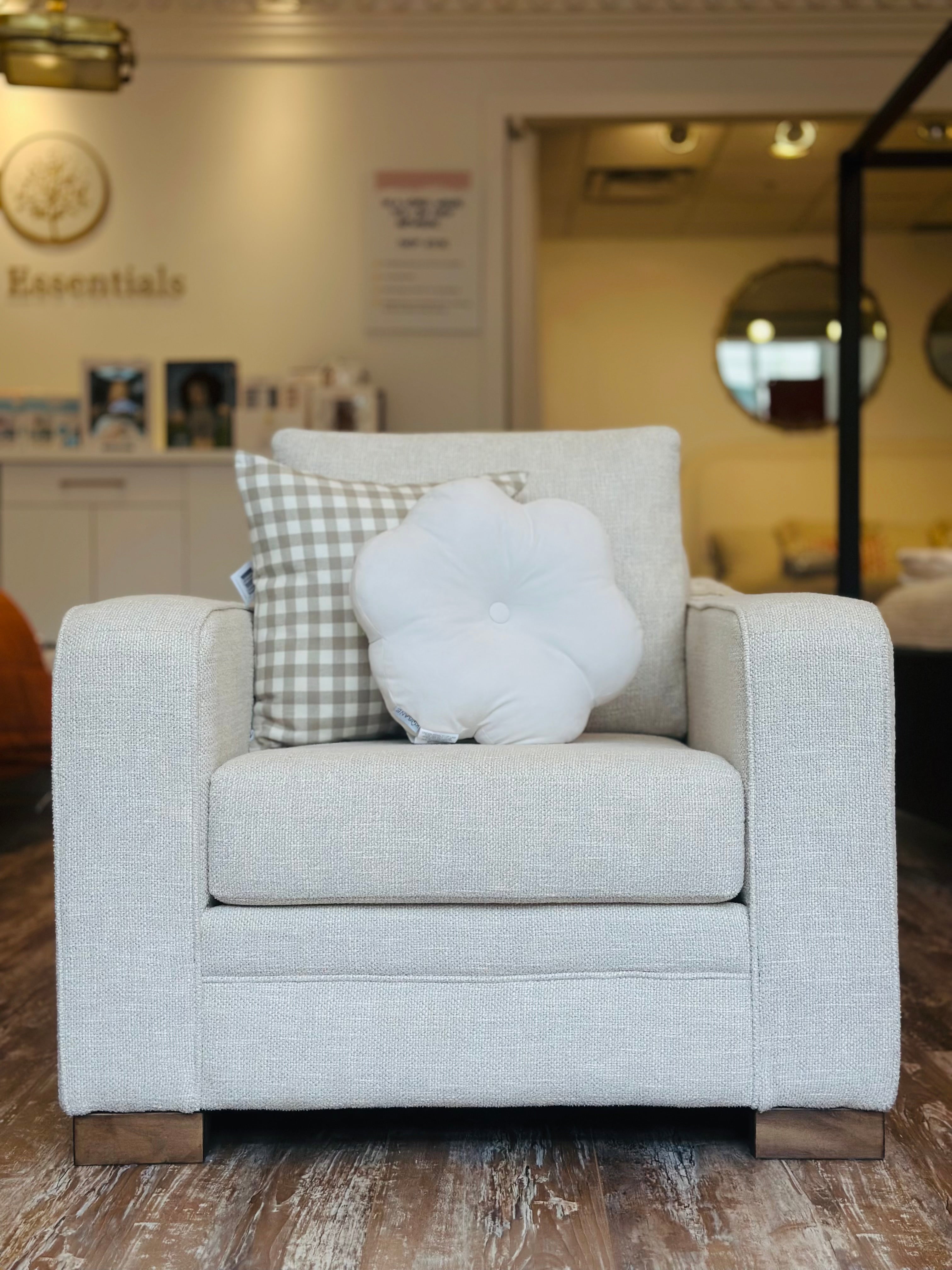 Cream Flower Cushion