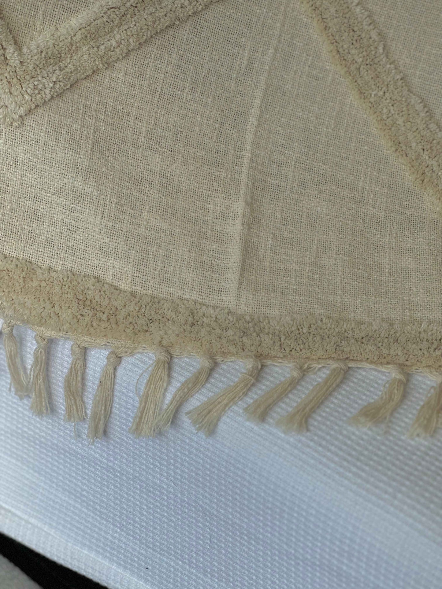 Handmade Tufted Throw