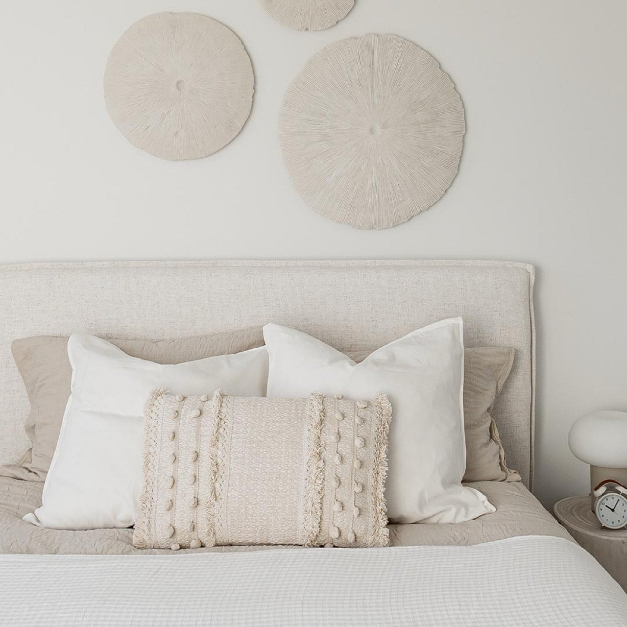 Julia Storage Bed - Cream - Queen