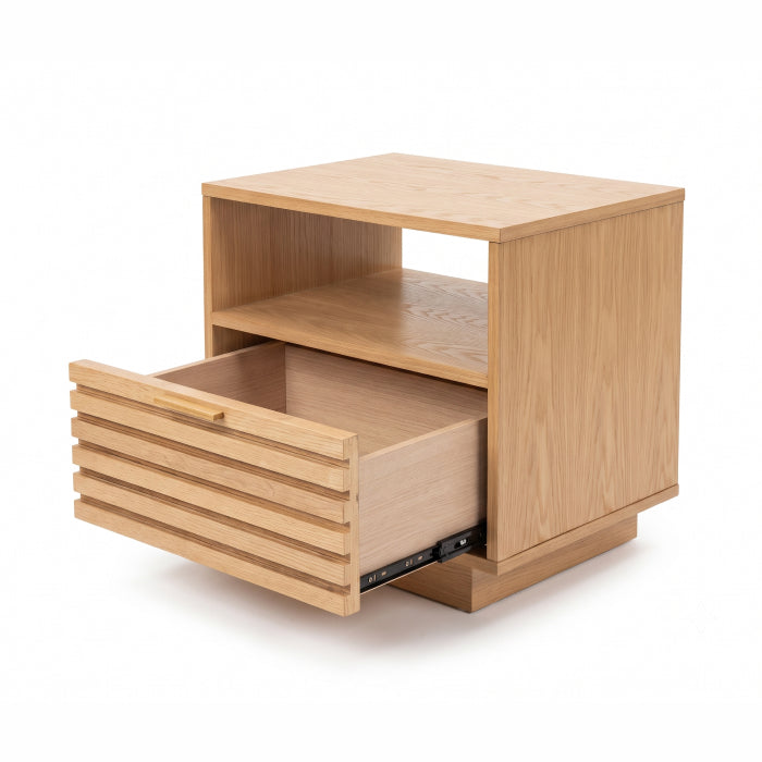 Luna End Table - Natural Oak