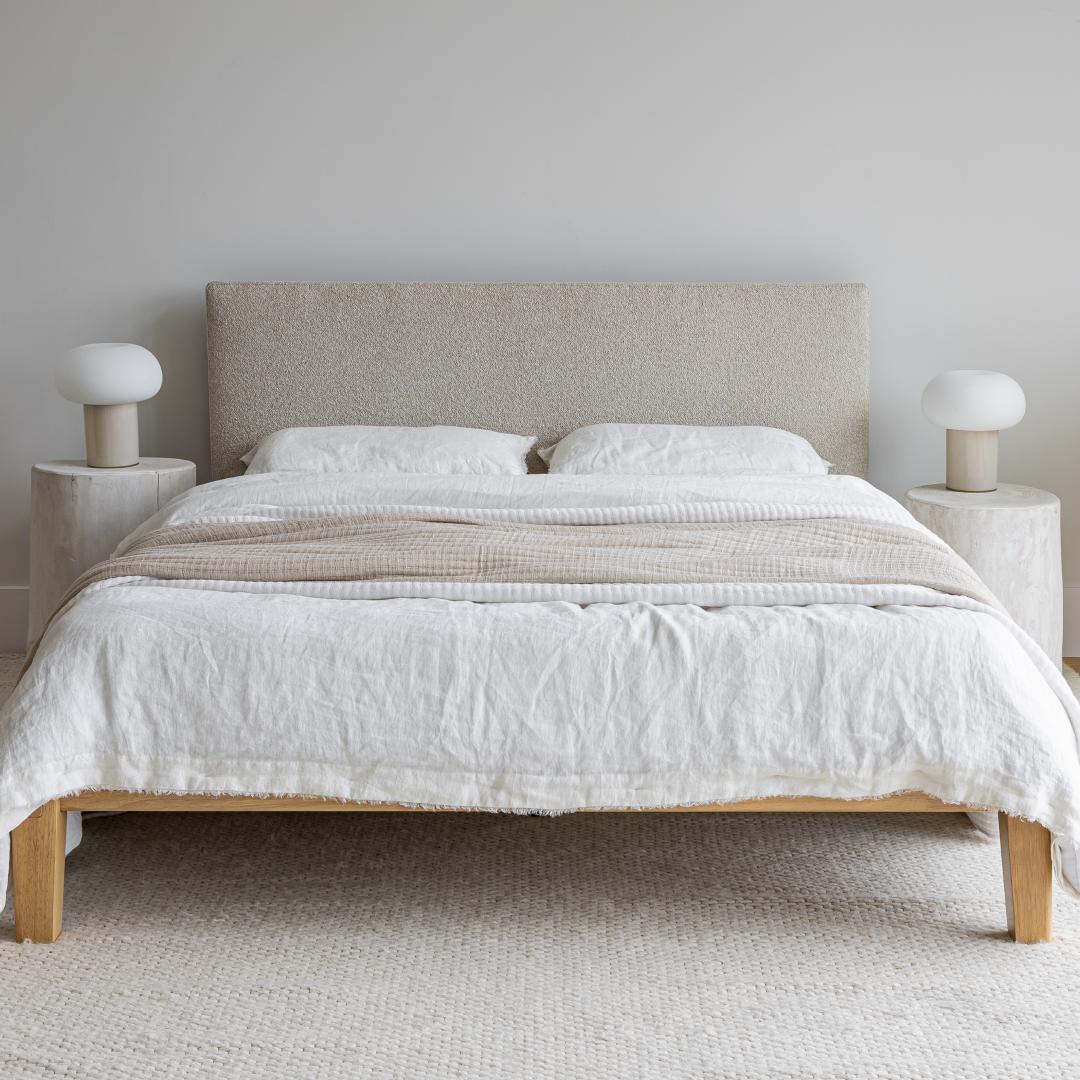 Luna Tool-free Bed - Natural Oak - King Size