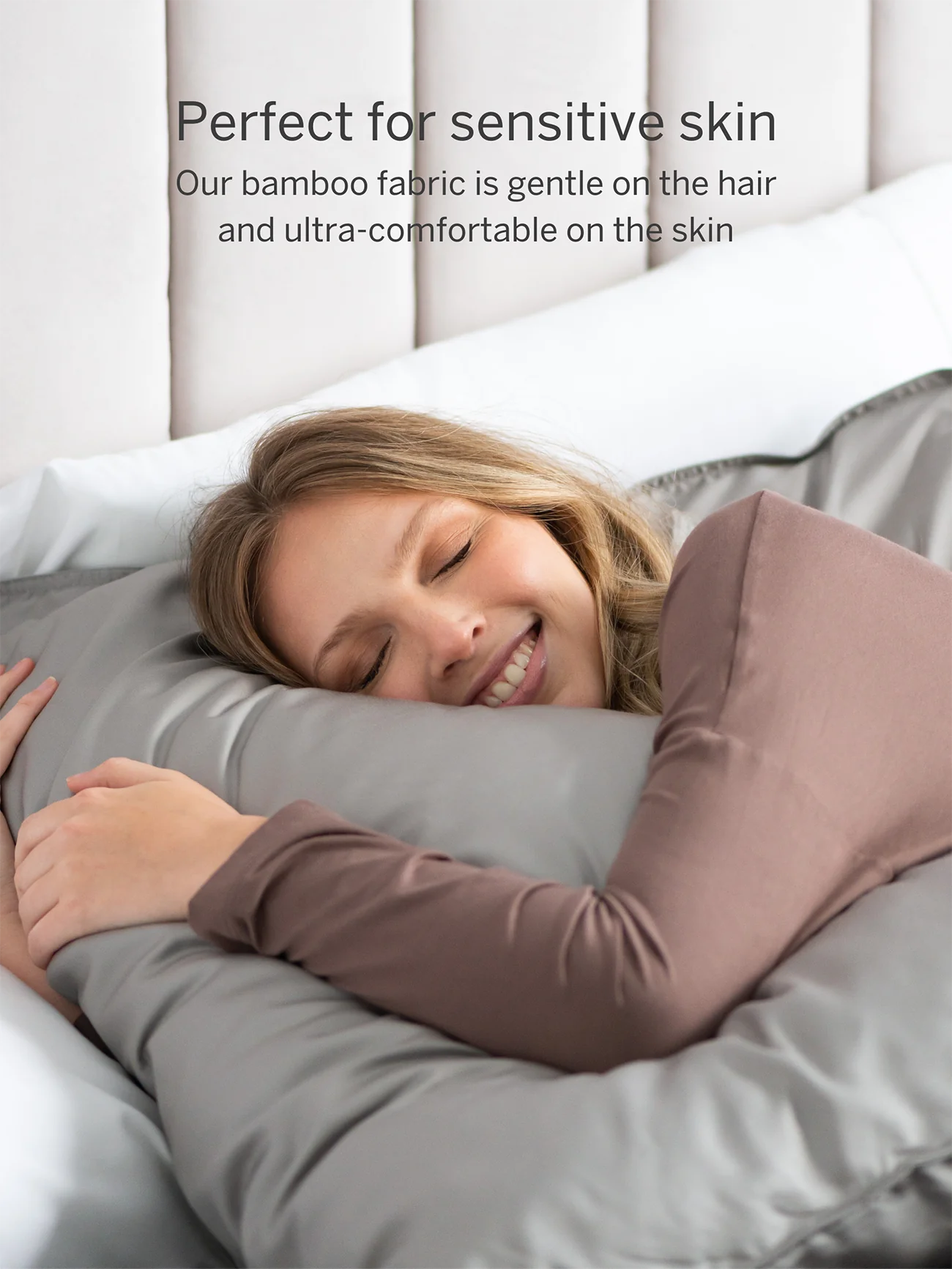 Bamboo Fitted Sheet - White