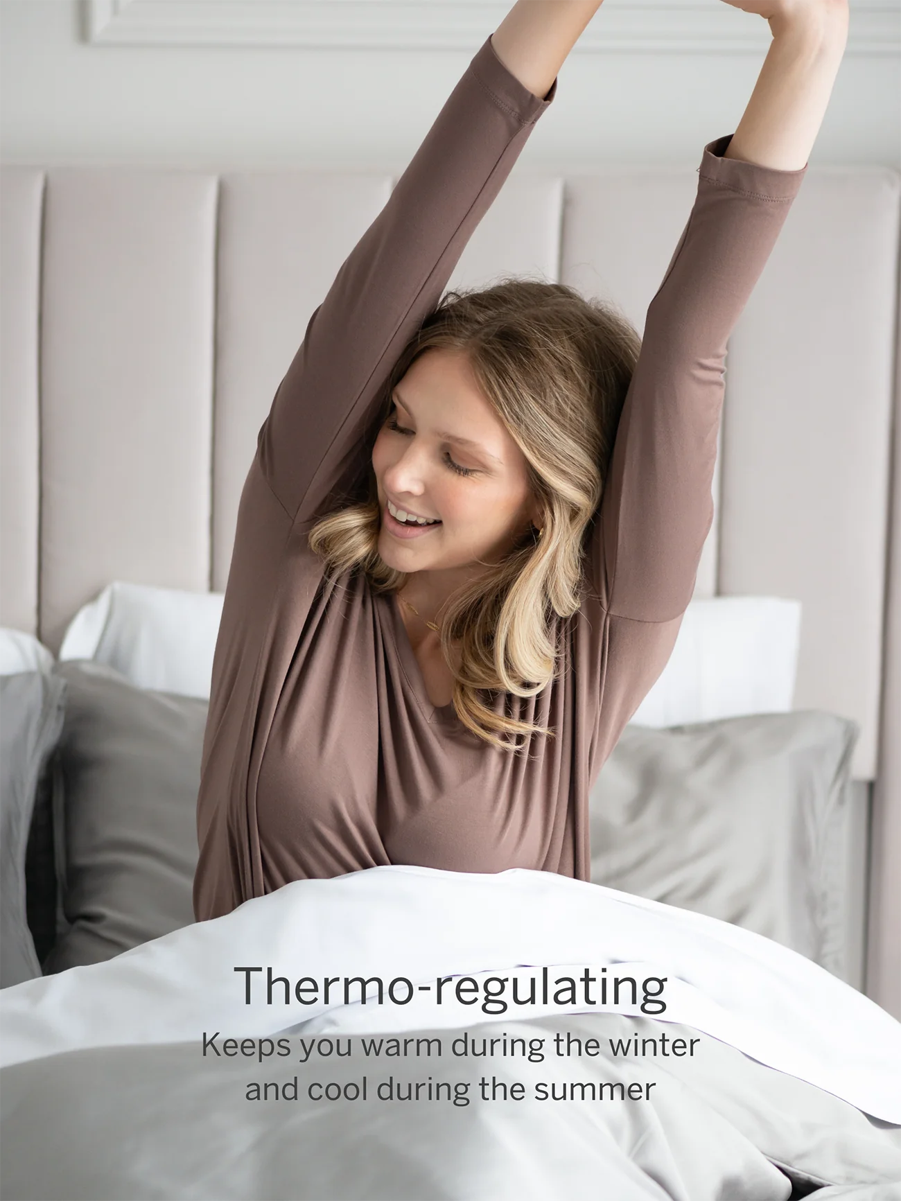 Bamboo Duvet Cover Set - Grey