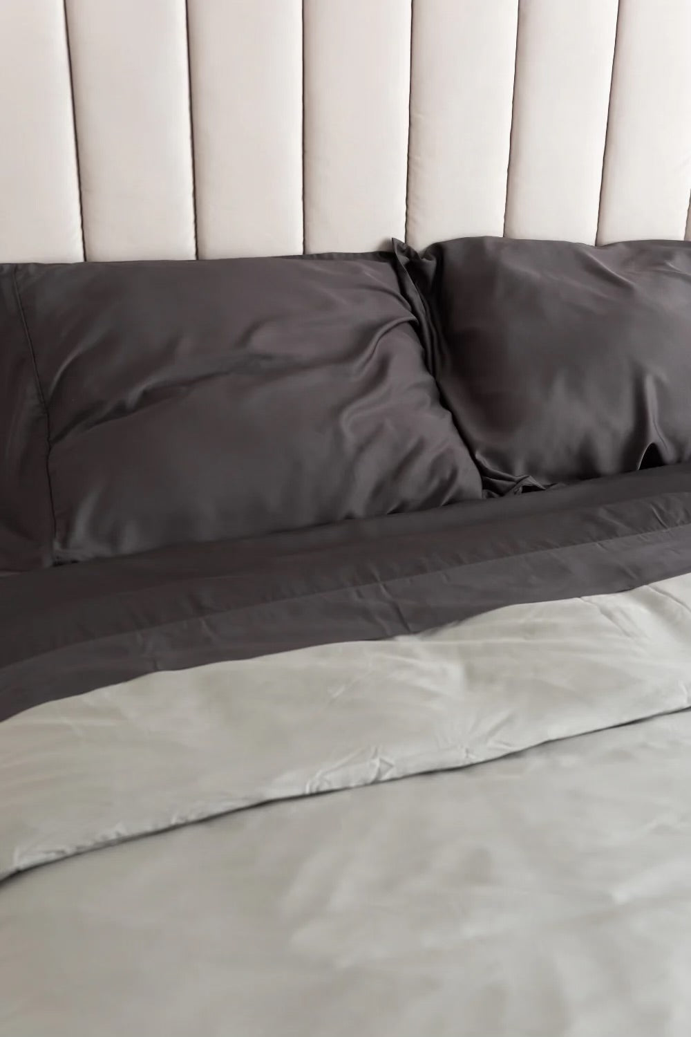 Bamboo Duvet Cover Set - Charcoal