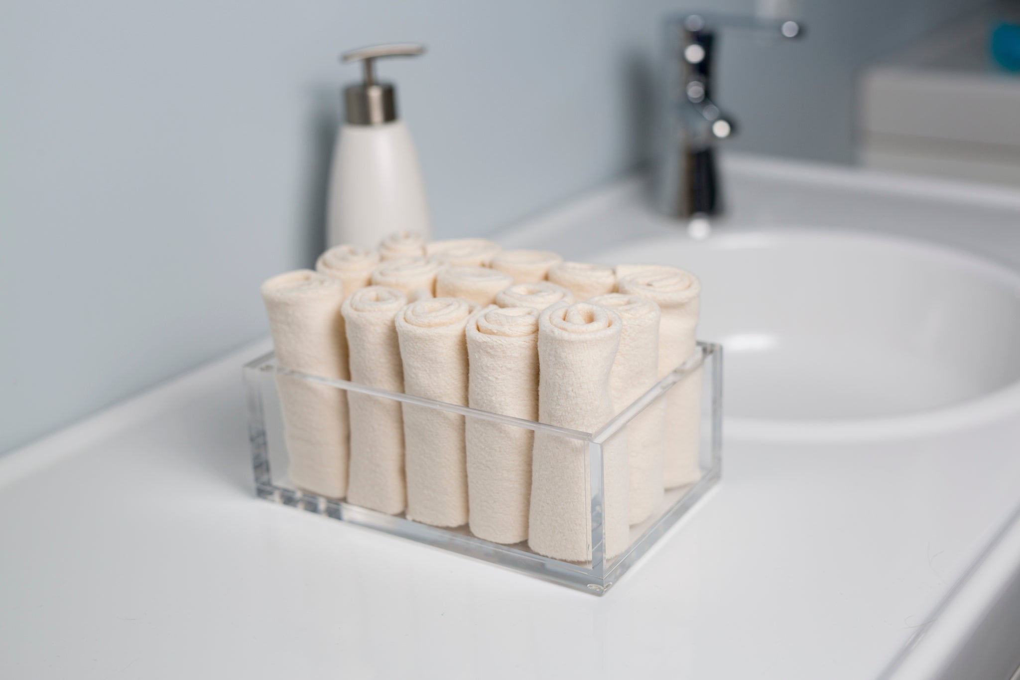 Organic Cotton Wash Cloths - Pack of 4
