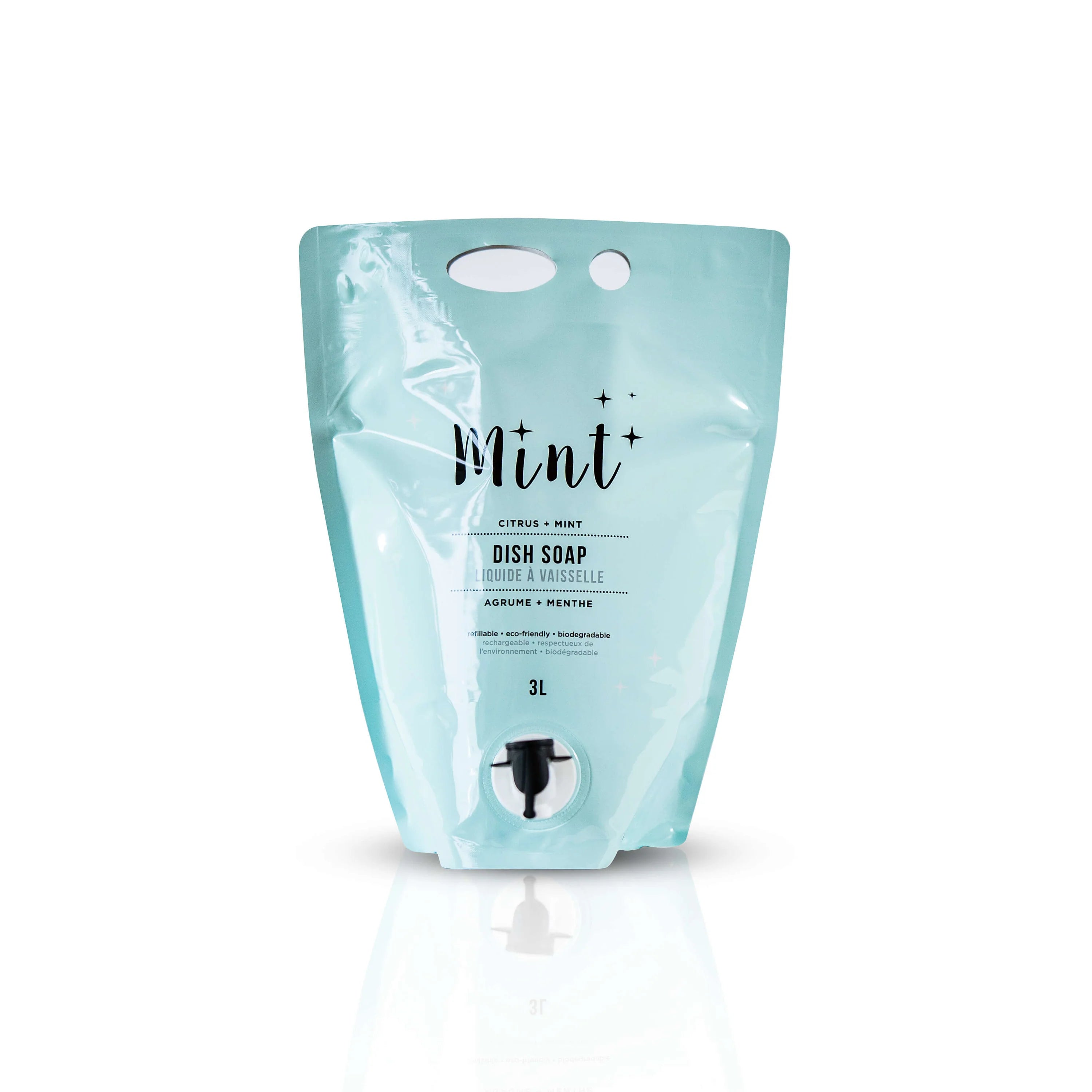 Mint Dish Soap - Party Pouch (Refill)