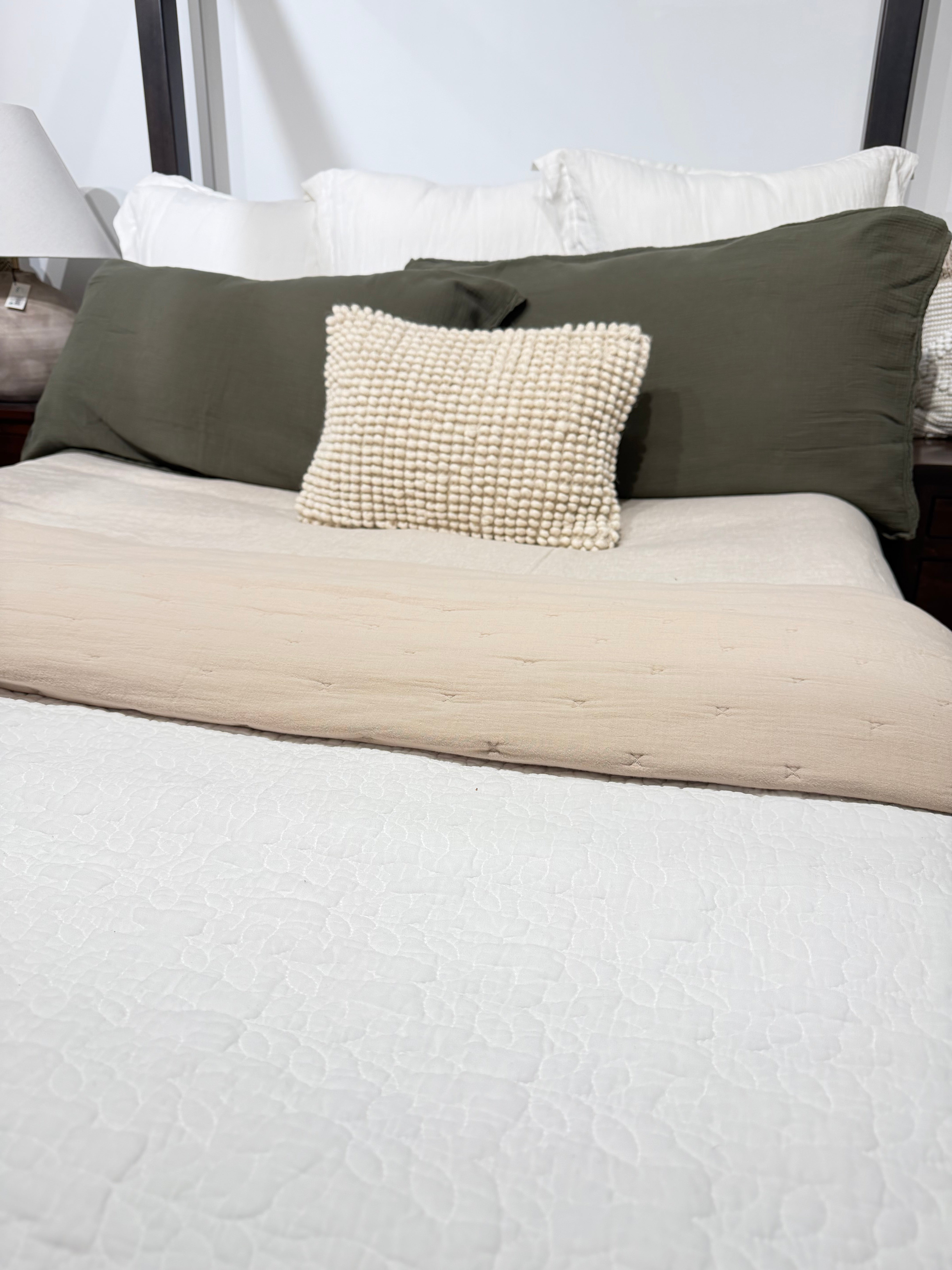 Linen Duvet Cover – Olive Green - 100% Belgian Linen