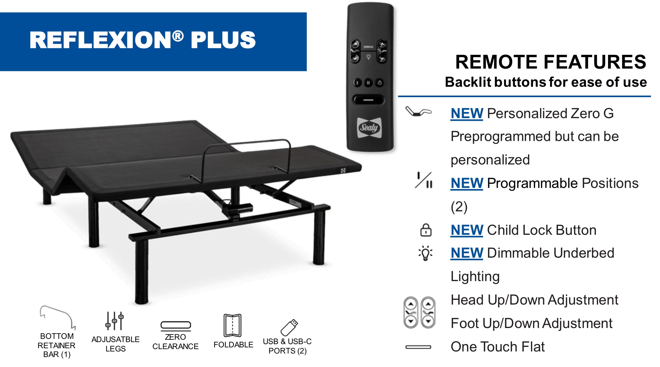 Reflexion Plus Lifestyle Adjustable Bed Base