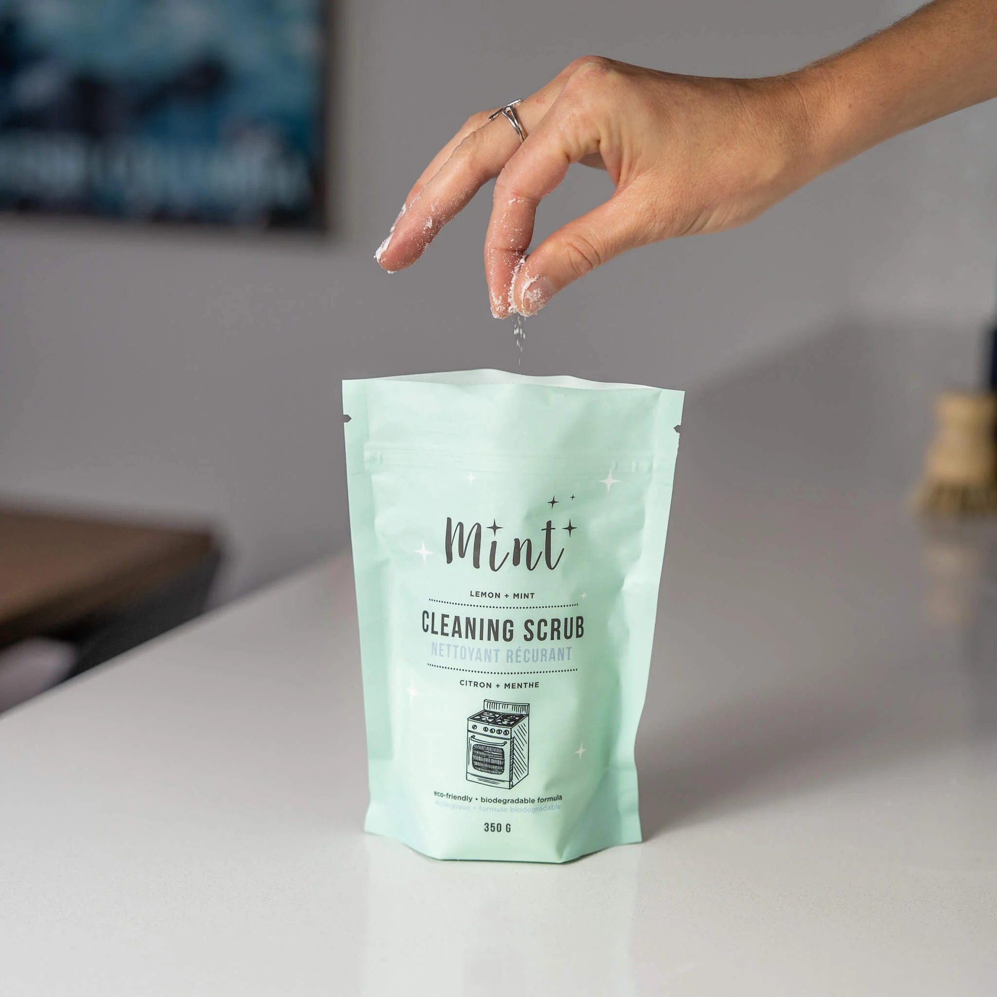 Mint Cleaning Scrub - 350g Bag