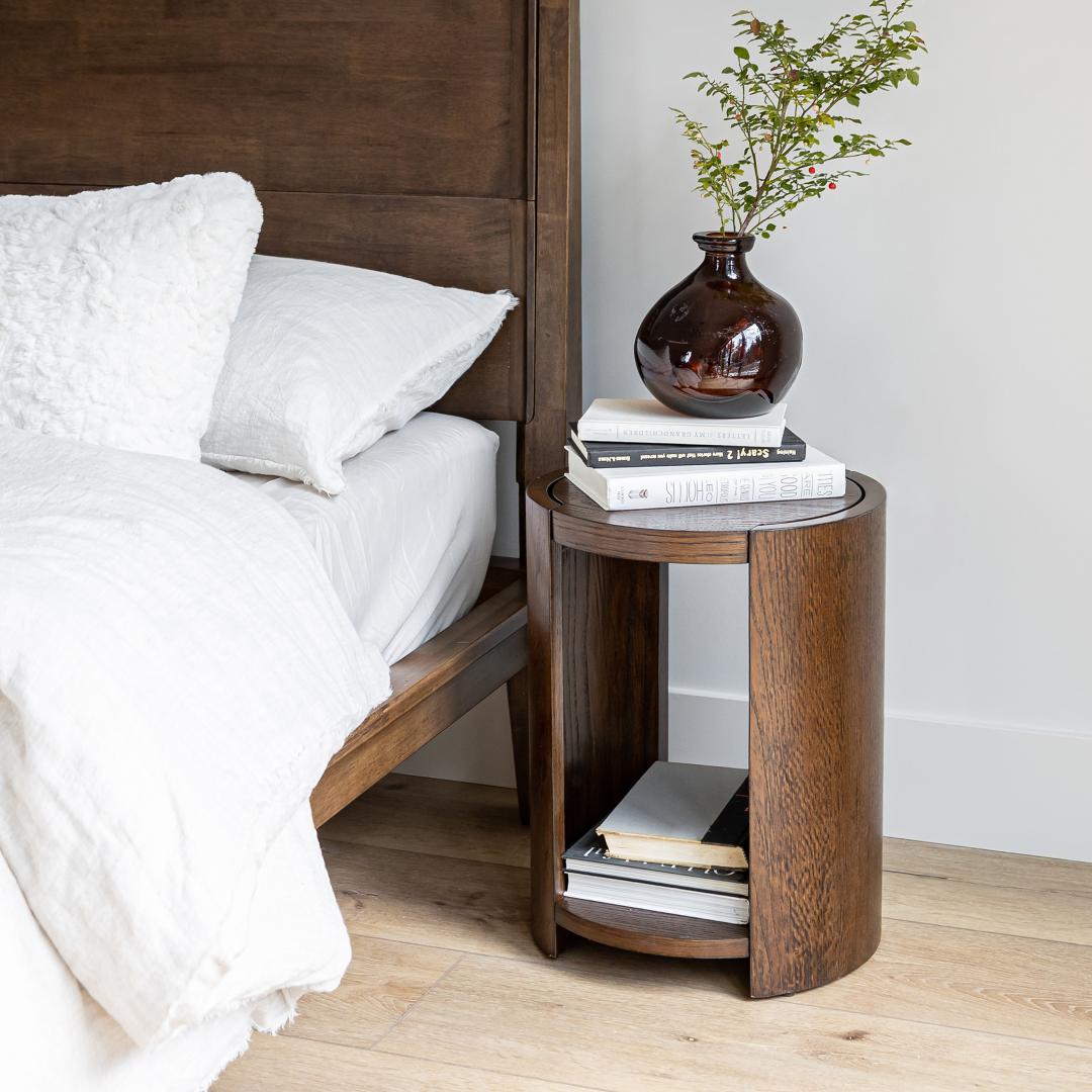 Forma End Table - Smoked Chestnut