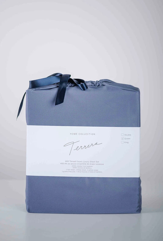Bamboo Sheet Set - Mineral Blue
