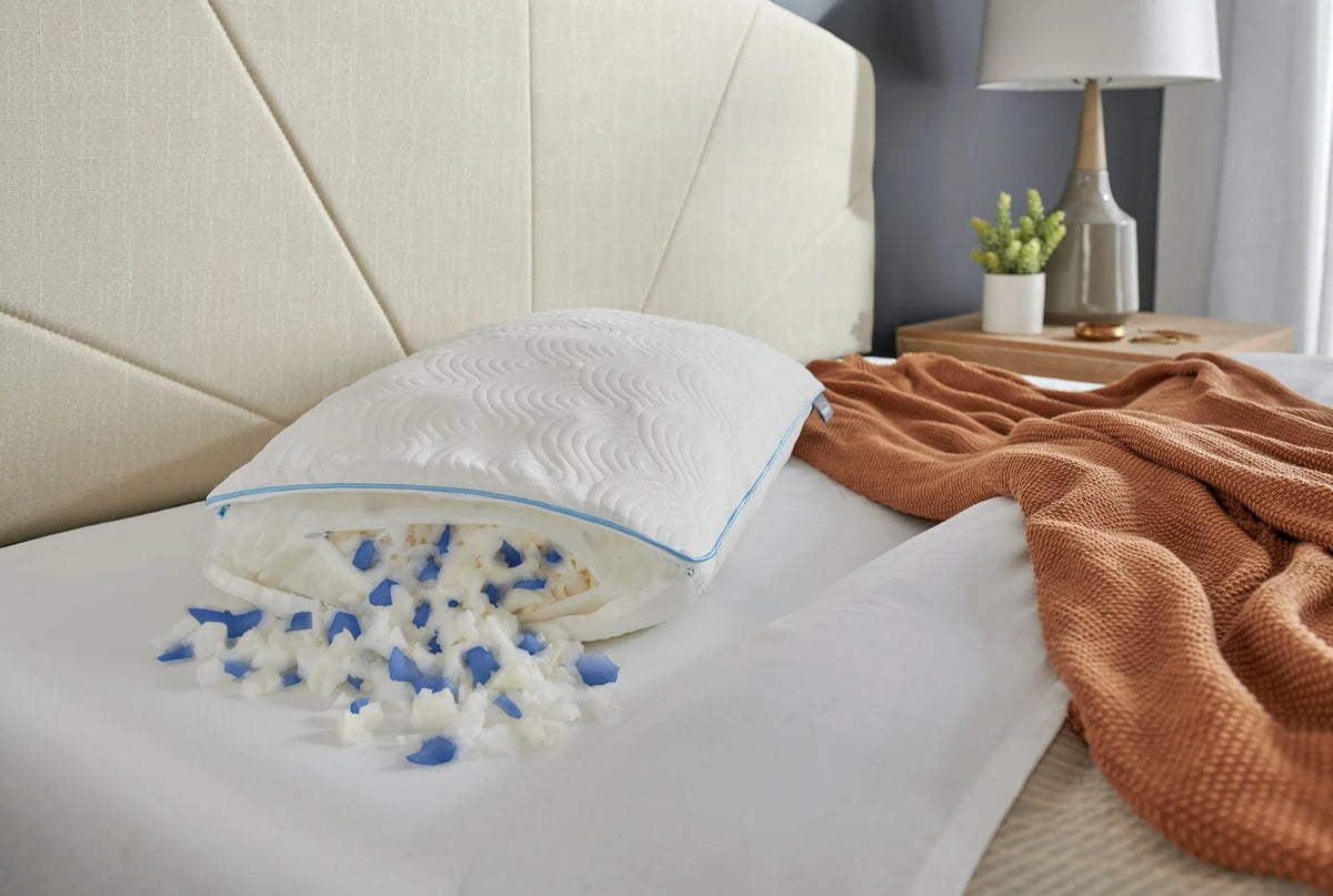 TEMPUR-Essential Adjustable Pillow with adjustable TEMPUR-Blend fill