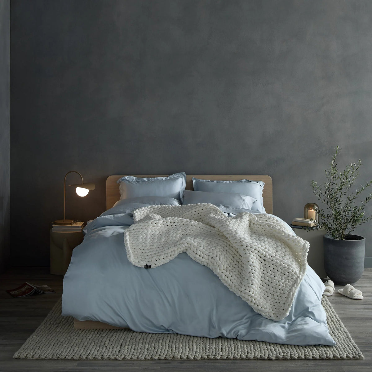 Knit Weighted Blanket :: Everyday Cotton