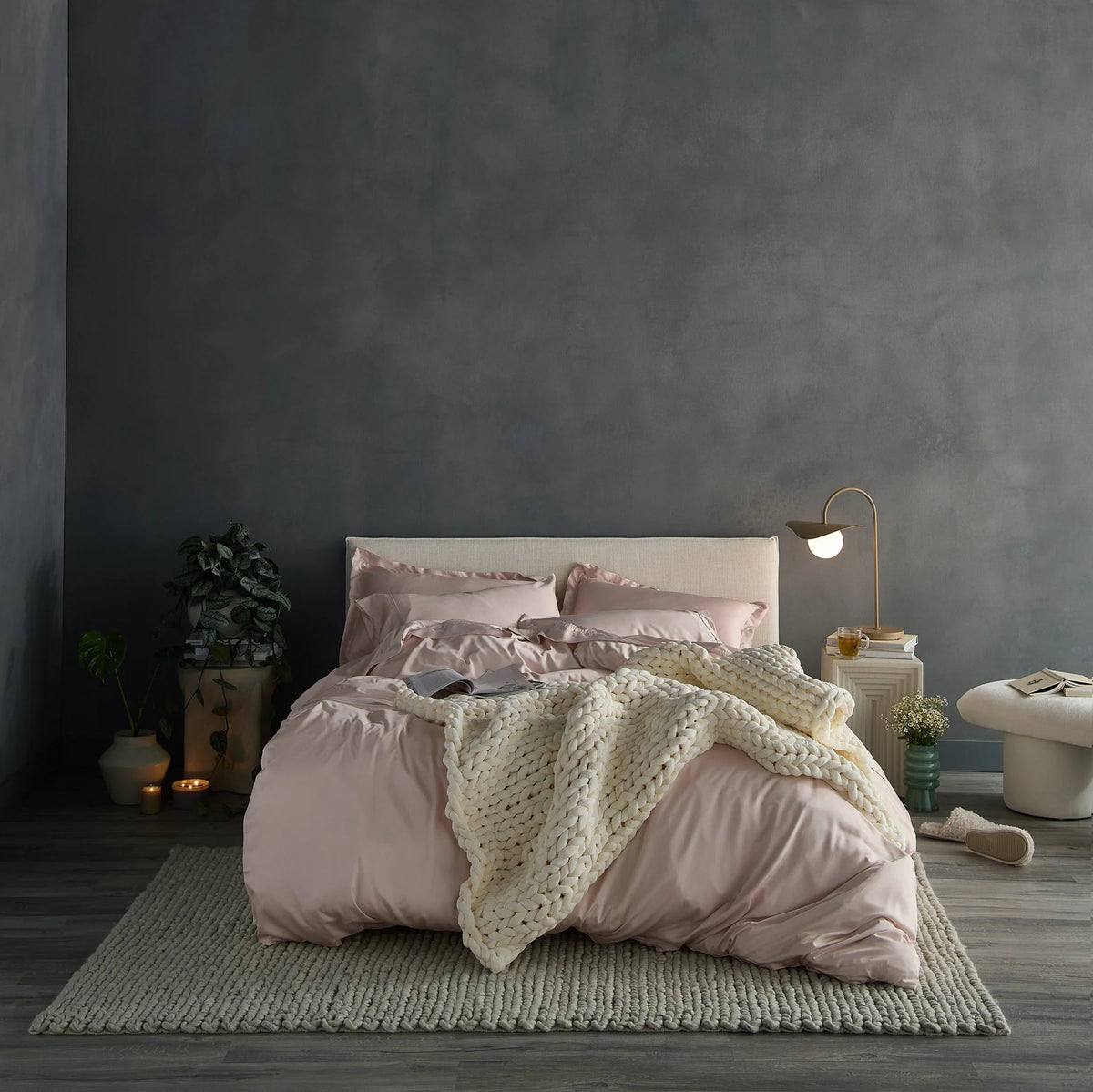 Knit Weighted Blanket :: Everyday Minky Velour