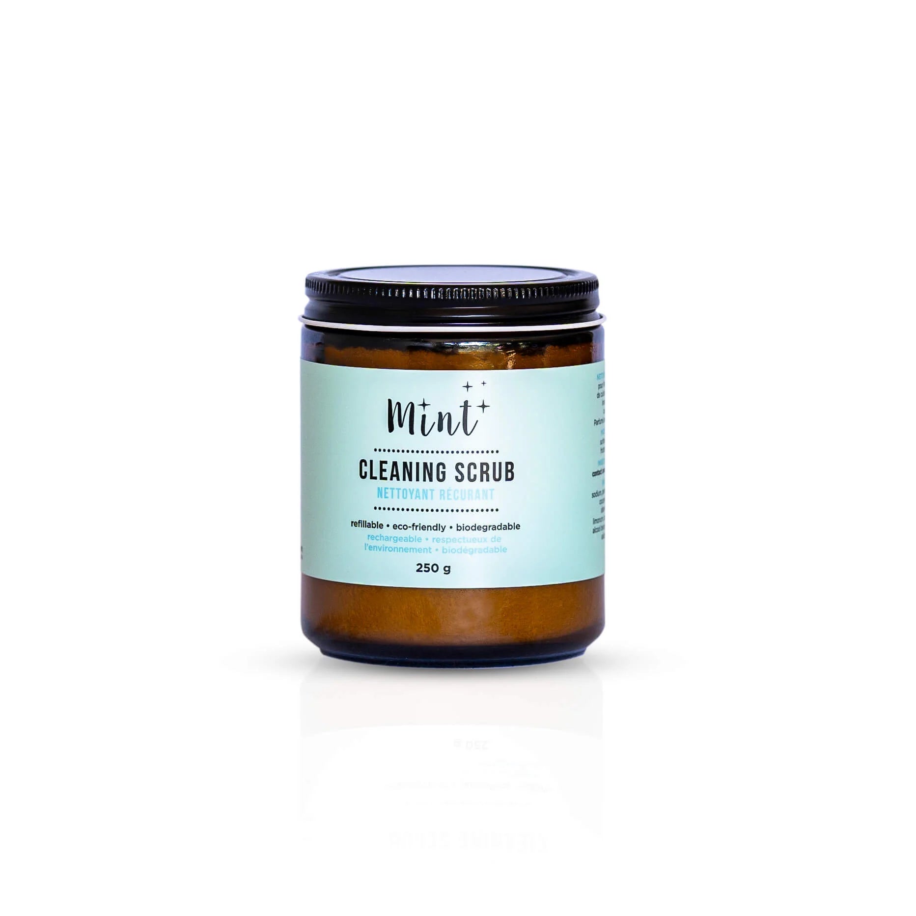 Mint Cleaning Scrub - Glass Jar