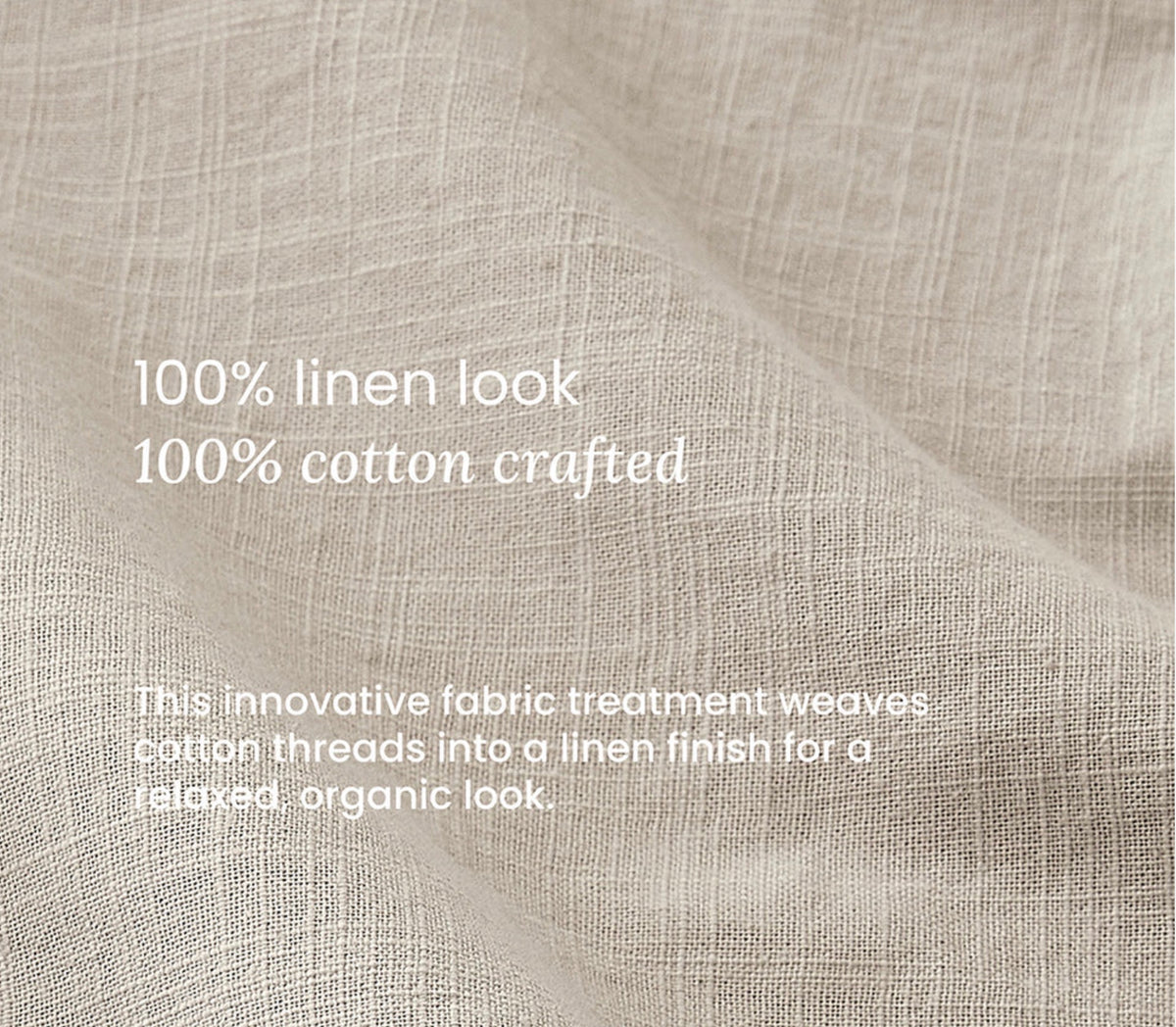 Hush Cloud Relaxed Weave Sheet Set - Sand
