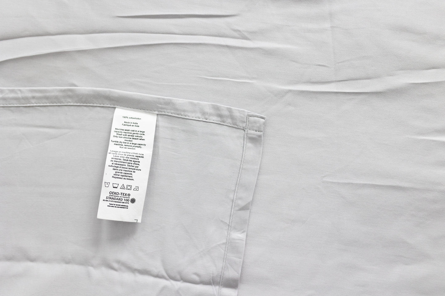 Pillowcases 500TC Cotton – Silver