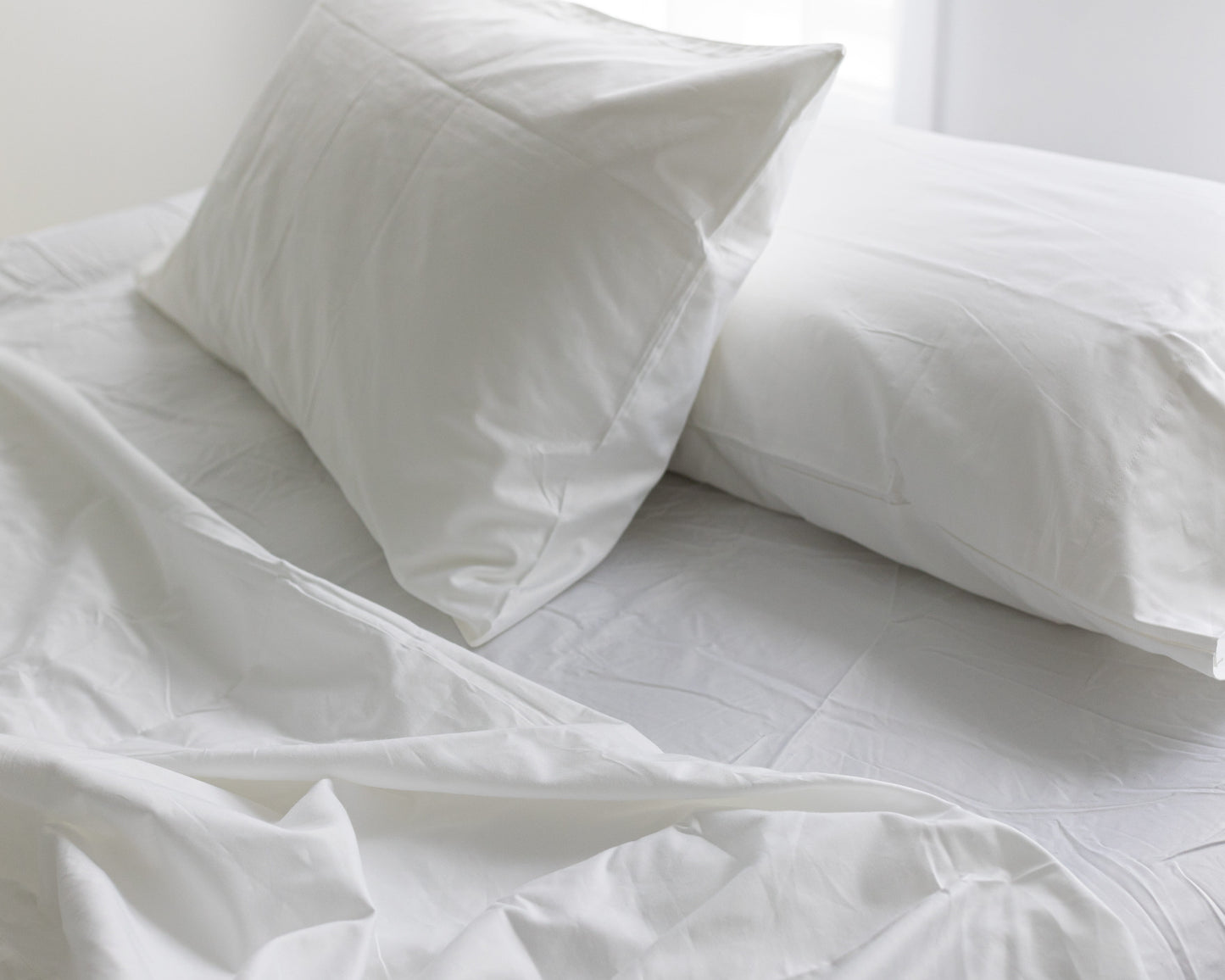 Pillowcases 500TC Cotton – White