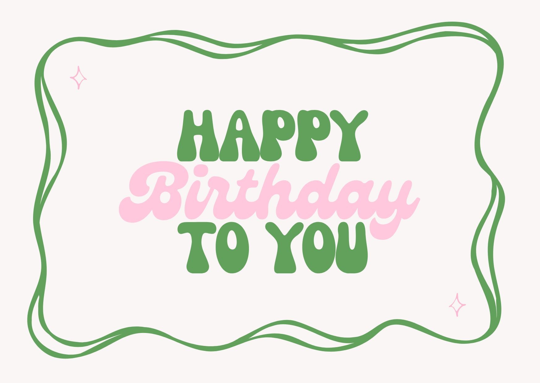 Birthday Gift Card (Retro)