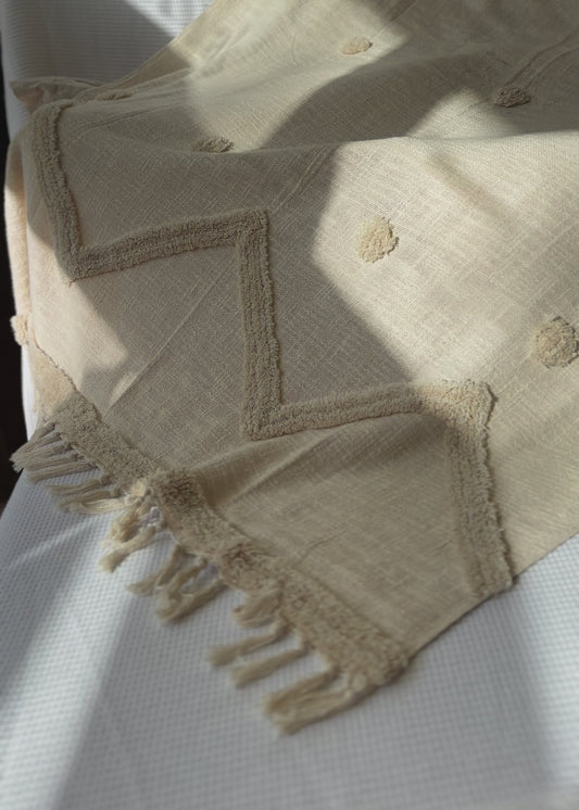 Handmade Tufted Throw