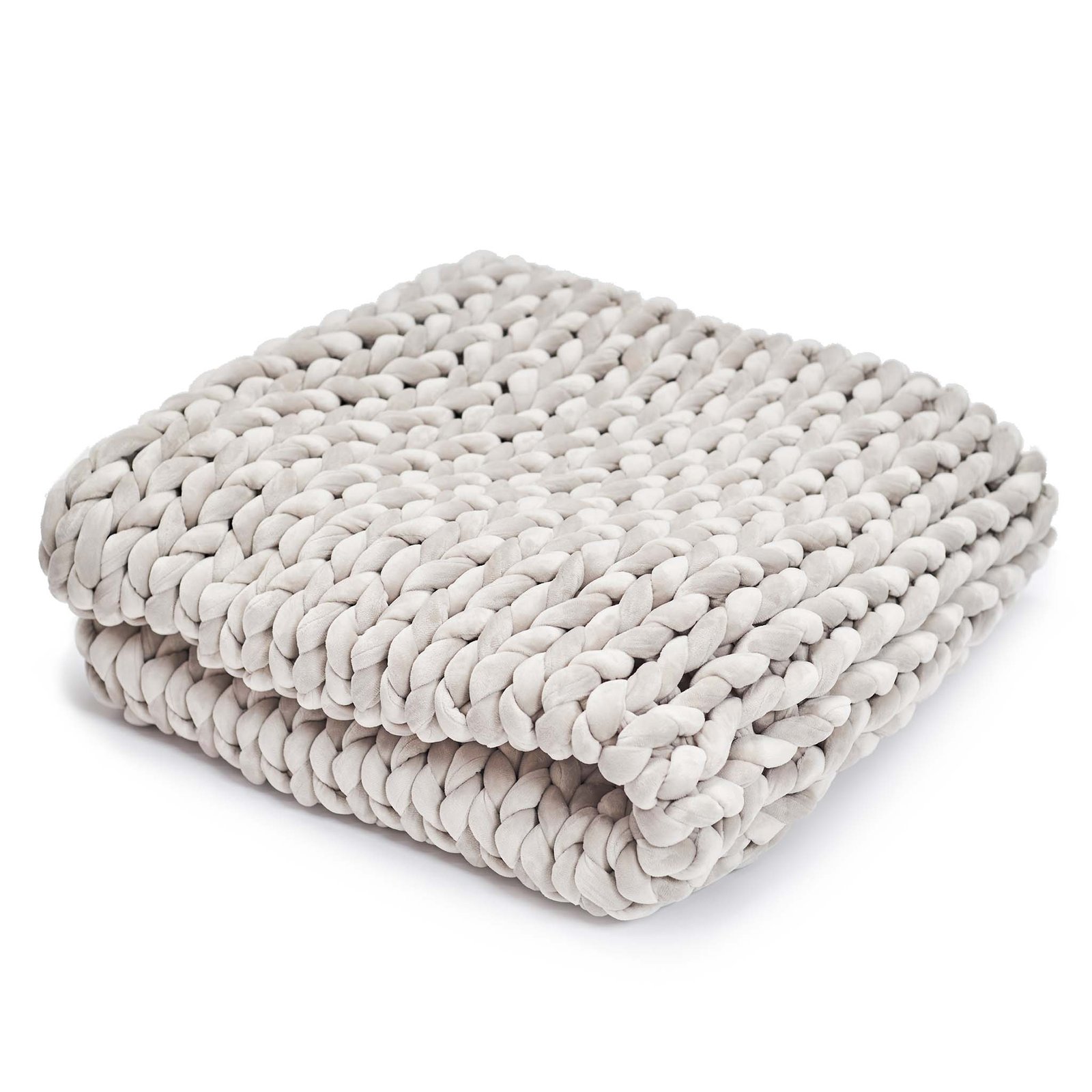 HUSH KNIT WEIGHTED BLANKET - Minky Velour